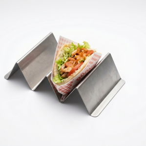 Premium Edelstahl-Halter für Döner, Sandwiches & Tacos